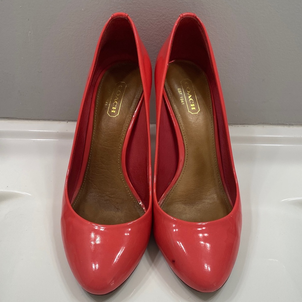 Coach Patent Leather Heels